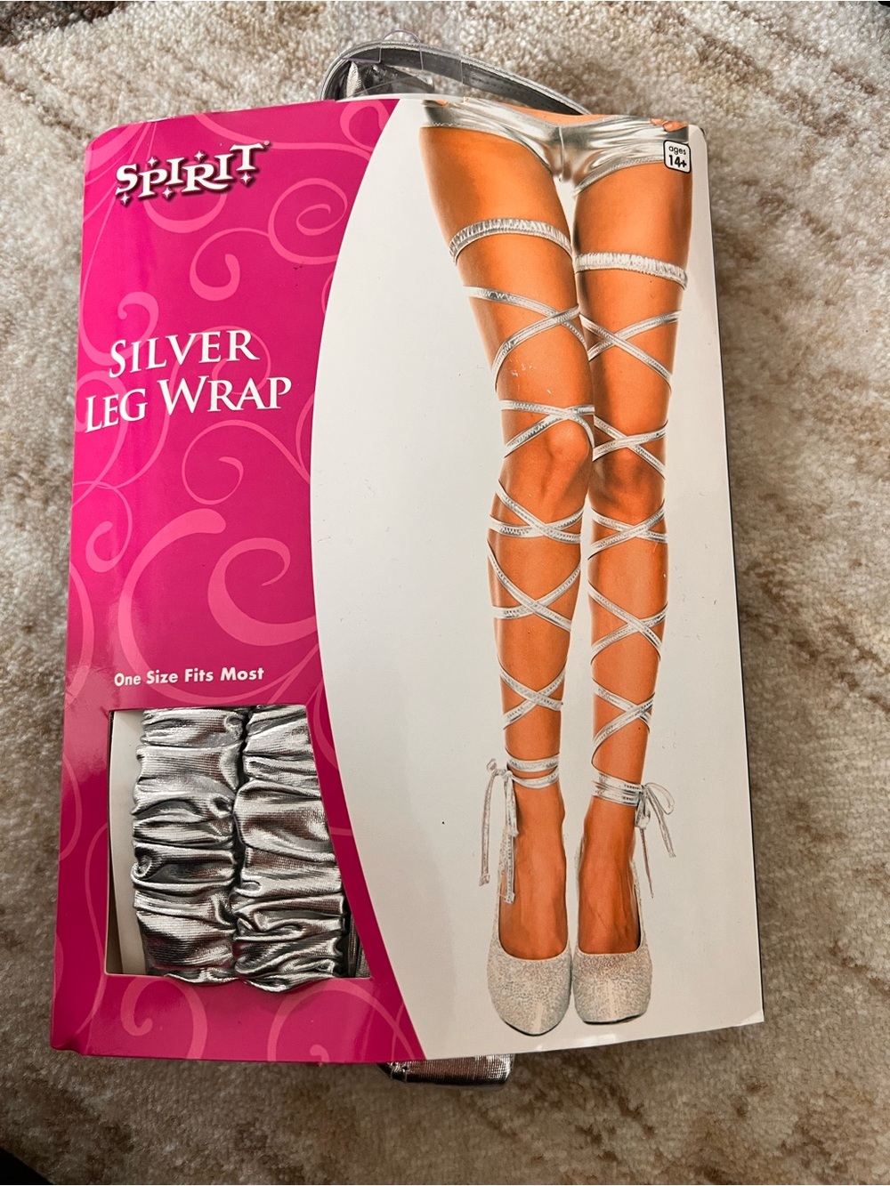 Spirit Silver Leg Wraps-New